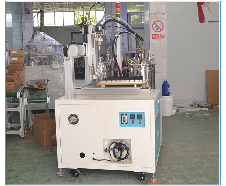 濾芯灌膠機空調(diào)格柵多頭注膠機7