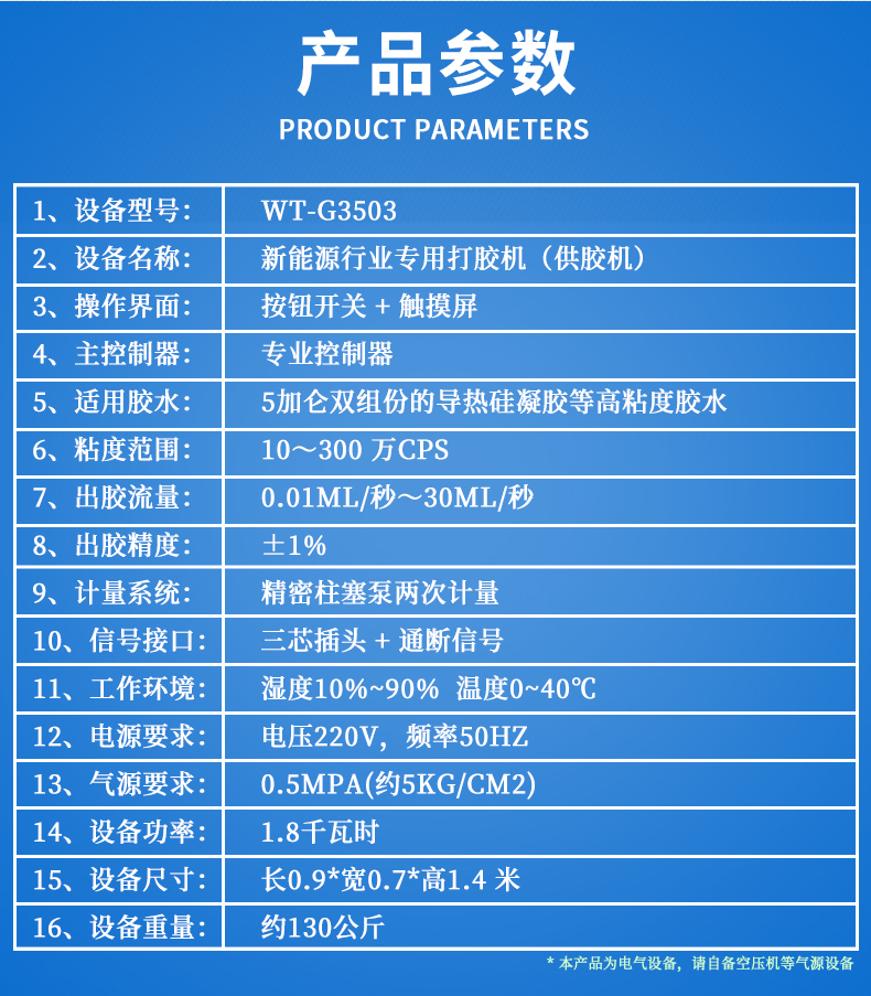 鋰電池封裝打膠機