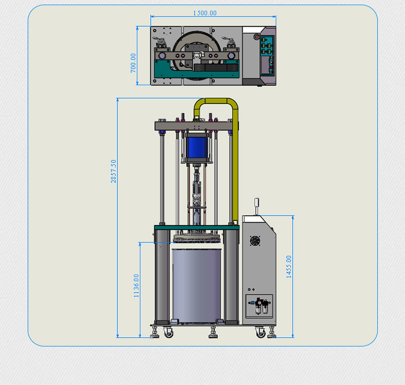 車門防水薄膜打膠機