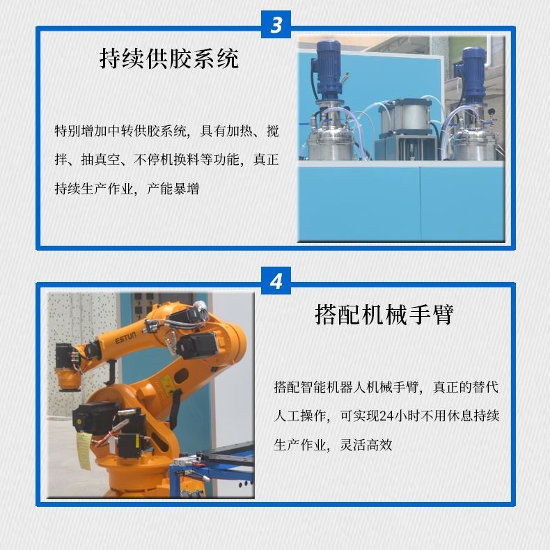 動力能源儲能箱打膠機