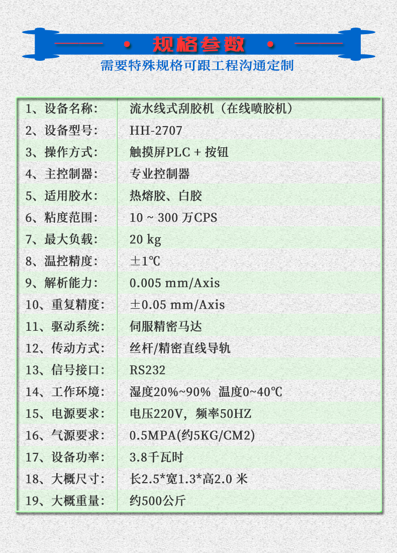 在線噴膠機與刮膠機